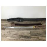 Samurai Sword with Sheath and Travel Case Samurai Sword with Sheath and Travel Case