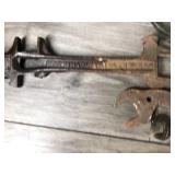 Vintage Wrenches, Ford Gauge Dash, Headlights, Thumb Press Oilers and More Vintage Wrenches, Ford Gauge Dash, Headlights, Thumb Press Oilers and More