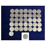 Lot of 37 Kennedy Half Dollars - See description below for more info Lot of 37 Kennedy Half Dollars - See description below for more info