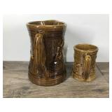 Vintage McCoy Stoneware Pirate Beer Pitcher with Matching Mug Vintage McCoy Stoneware Pirate Beer Pitcher with Matching Mug