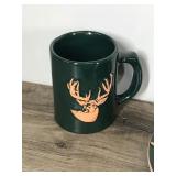 Hunter Green Frankoma USA Pottery Sportsman 12 Piece Set Hunter Green Frankoma USA Pottery Sportsman 12 Piece Set