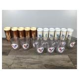 Lot of 21 Vintage Insulated Glasses and Tumblers  - see description for more info Lot of 21 Vintage Insulated Glasses and Tumblers  - see description for more info