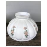 2 Vintage Glass Lamp Shades 2 Vintage Glass Lamp Shades