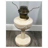 1940s Aladdin Pink Alacite Lincoln Tall Drape Kerosine Oil Lamp Model B w Spider and Globe 1940s Aladdin Pink Alacite Lincoln Tall Drape Kerosine Oil Lamp Model B w Spider and Globe