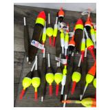Large Lot of Fishing Bobbers Large Lot of Fishing Bobbers