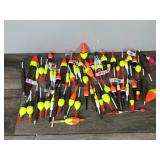 Large Lot of Fishing Bobbers Large Lot of Fishing Bobbers