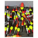 Large Lot of Fishing Bobbers Large Lot of Fishing Bobbers