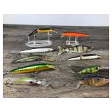 Lot of 10 Fishing Lures - see description for more info Lot of 10 Fishing Lures - see description for more info