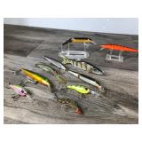 Lot of 10 Fishing Lures - see description for more info Lot of 10 Fishing Lures - see description for more info