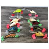 Lot of 10 Poe’s Fishing Lures Lot of 10 Poe’s Fishing Lures