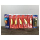 Lot of 7 Norman Fishing Lures in Original Packages Lot of 7 Norman Fishing Lures in Original Packages