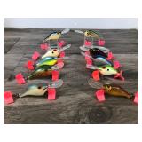 Lot of 10 Poe’s Fishing Lures Lot of 10 Poe’s Fishing Lures