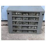 25 Drawer Metal Hardware Organizer Full of Hardware 25 Drawer Metal Hardware Organizer Full of Hardware