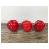 3 - Porcelain Apples for Decoration 3 - Porcelain Apples for Decoration