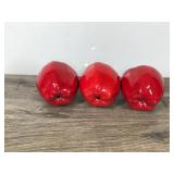 3 - Porcelain Apples for Decoration 3 - Porcelain Apples for Decoration