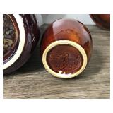 Vintage Hull Brown Drip Glaze Pottery Dishware - Coffee Pitcher - Bowl - Salt Shaker - Pitcher Vintage Hull Brown Drip Glaze Pottery Dishware - Coffee Pitcher - Bowl - Salt Shaker - Pitcher