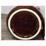 Vintage Hull Brown Drip Glaze Pottery Dishware - Coffee Pitcher - Bowl - Salt Shaker - Pitcher Vintage Hull Brown Drip Glaze Pottery Dishware - Coffee Pitcher - Bowl - Salt Shaker - Pitcher