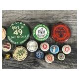 Lot of Antique Collectible Buttons - Burlington Northern Railroad - Fairbault Oil Co. - Fairbault Junior Sports Booster 1933 - Election  and More Lot of Antique Collectible Buttons - Burlington Northern Railroad - Fairbault Oil Co. - Fairbault Junior Sports Booster 1933 - Election  and More