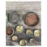 Lot of Antique Collectible Buttons - Burlington Northern Railroad - Fairbault Oil Co. - Fairbault Junior Sports Booster 1933 - Election  and More Lot of Antique Collectible Buttons - Burlington Northern Railroad - Fairbault Oil Co. - Fairbault Junior Sports Booster 1933 - Election  and More
