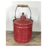 Vintage Small Wood Handle Fuel Can Vintage Small Wood Handle Fuel Can