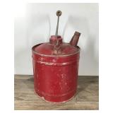 Vintage Small Wood Handle Fuel Can Vintage Small Wood Handle Fuel Can