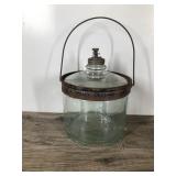 Antique Early 1900s Cleveland Metal Products Glass Oven Kerosene Dispenser Antique Early 1900s Cleveland Metal Products Glass Oven Kerosene Dispenser