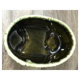 Vintage Hull USA Pottery F39 Green Drip Glaze Planter Flower Pot Vintage Hull USA Pottery F39 Green Drip Glaze Planter Flower Pot