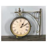 Victoria Station Clock 1747 Vintage Double Sided Clock Railway Station Wall 8” Victoria Station Clock 1747 Vintage Double Sided Clock Railway Station Wall 8”