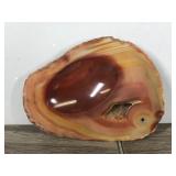 Cut Agate made into a Ashtray Cut Agate made into a Ashtray