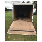 2003 Haulmark Enclosed Trailer with Side Door and Drop Down Back Door - See Description for Removal Date of Trailer 2003 Haulmark Enclosed Trailer with Side Door and Drop Down Back Door - See Description for Removal Date of Trailer