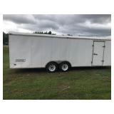 2003 Haulmark Enclosed Trailer with Side Door and Drop Down Back Door - See Description for Removal Date of Trailer 2003 Haulmark Enclosed Trailer with Side Door and Drop Down Back Door - See Description for Removal Date of Trailer