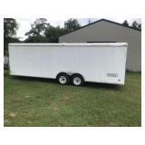 2003 Haulmark Enclosed Trailer with Side Door and Drop Down Back Door - See Description for Removal Date of Trailer 2003 Haulmark Enclosed Trailer with Side Door and Drop Down Back Door - See Description for Removal Date of Trailer