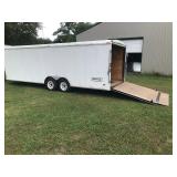 2003 Haulmark Enclosed Trailer with Side Door and Drop Down Back Door - See Description for Removal Date of Trailer 2003 Haulmark Enclosed Trailer with Side Door and Drop Down Back Door - See Description for Removal Date of Trailer