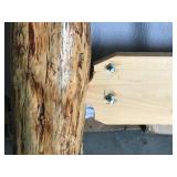 Solid Log Head Board - Queen Solid Log Head Board - Queen