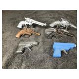 Lot of 6 Vintage Collectible Toy Cap Guns Lot of 6 Vintage Collectible Toy Cap Guns