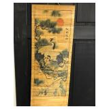 Hanging scroll Crane Pine Tree Japanese Kakejiku Asian Culture Art Painting Hanging scroll Crane Pine Tree Japanese Kakejiku Asian Culture Art Painting
