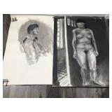 Lot of 5 Large Artwork Drawings - See more pictures to see all of them Lot of 5 Large Artwork Drawings - See more pictures to see all of them