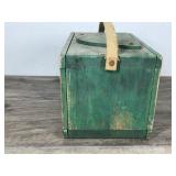 Vintage Wooden Screened Cage with handle and opening on Top Vintage Wooden Screened Cage with handle and opening on Top