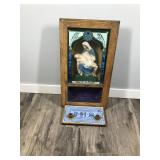 Antique Catholic Viaticum Last Rights Sick Call Sacrament Shadowbox Chalk Ware Jesus & Mary Antique Catholic Viaticum Last Rights Sick Call Sacrament Shadowbox Chalk Ware Jesus & Mary