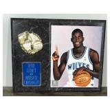 Kevin Garnett #21 Minnesota Timberwolves Plaque Kevin Garnett #21 Minnesota Timberwolves Plaque