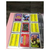 Binder Full of Topps Collectible Garbage Pail Kids Cards Binder Full of Topps Collectible Garbage Pail Kids Cards