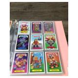 Binder Full of Topps Collectible Garbage Pail Kids Cards Binder Full of Topps Collectible Garbage Pail Kids Cards