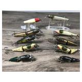 Lot of 10 Collectible C.C.B Garrett Ind. Pikie Creek Chub Fishing Lures Lot of 10 Collectible C.C.B Garrett Ind. Pikie Creek Chub Fishing Lures