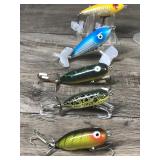 Lot of 10 Heddon Collectible Fishing Lures  - see description for more info Lot of 10 Heddon Collectible Fishing Lures  - see description for more info