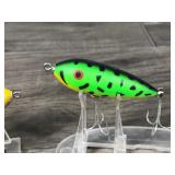 Lot of 10 Heddon Collectible Fishing Lures  - see description for more info Lot of 10 Heddon Collectible Fishing Lures  - see description for more info