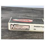 Collectible Eppinger Osprey Lure Dardevle Fishing Lure in Original Box No. 16 Collectible Eppinger Osprey Lure Dardevle Fishing Lure in Original Box No. 16