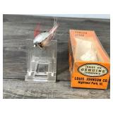 Collectible Johnson’s Silver Minnow in Original Box No 2210 Collectible Johnson’s Silver Minnow in Original Box No 2210