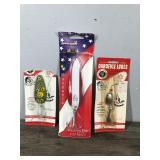 Lot of 3 Collectible Eppinger Daredevle Fishing Lures in Original Packages Lot of 3 Collectible Eppinger Daredevle Fishing Lures in Original Packages