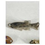 Lot of 9 Collectible Metal Fishing Lures - see description for more info Lot of 9 Collectible Metal Fishing Lures - see description for more info