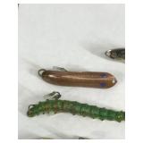 Lot of 9 Collectible Metal Fishing Lures - see description for more info Lot of 9 Collectible Metal Fishing Lures - see description for more info